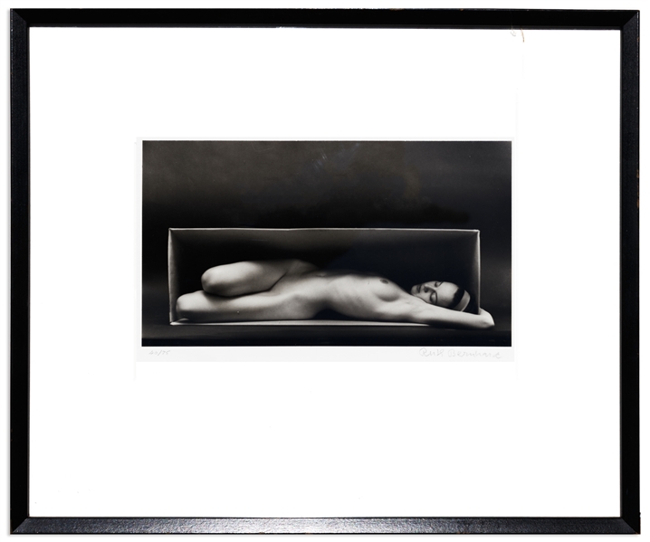 Ruth Bernard Signed Limited Edition of ''Nude in the Box'', 1962